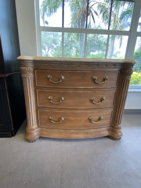 MARBLE TOP DRESSER/NS 3 DR