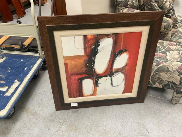 ARTWORK RED/BLK BRONZE FRAME