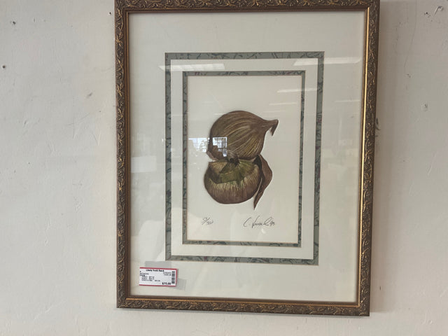 SIGNED TRADITIONAL ONION SKETCH ARTWORK