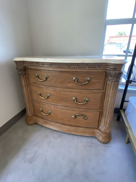 MARBLE TOP DRESSER/NS 3 DR