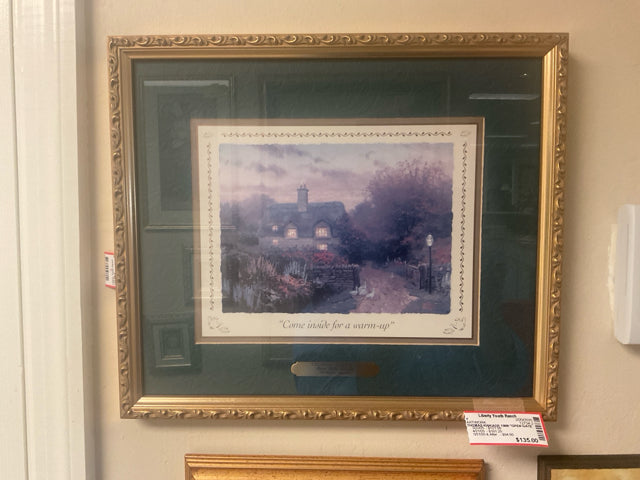 THOMAS KINKADE 1999 "OPEN GATE SUSSEX COLLECTORS' SOCIETY" 12 1/2 X 14 1/2