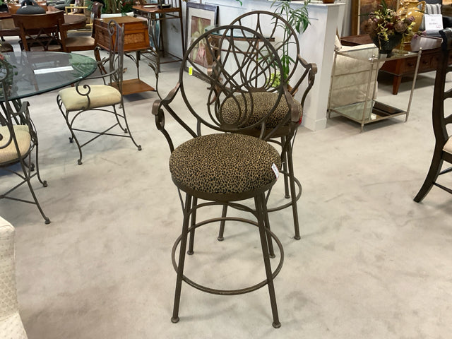 IRON BAR HEIGHT ARMCHAIRS