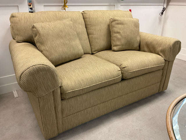 BEIGE TWEED TWIN SOFA - SLEEPER