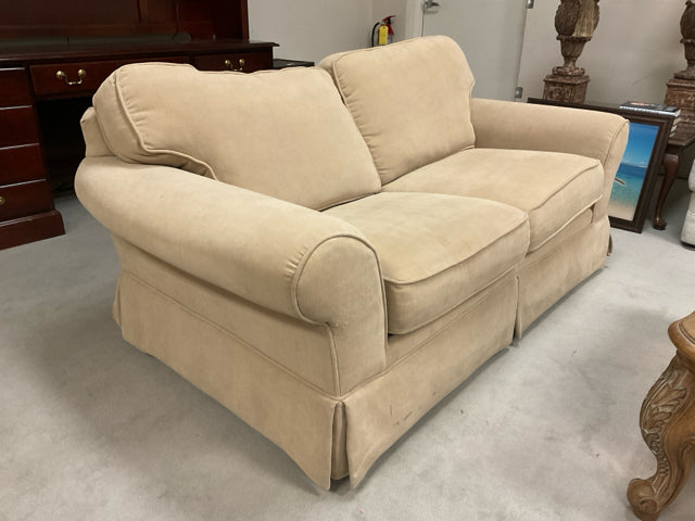TAN LOVESEAT