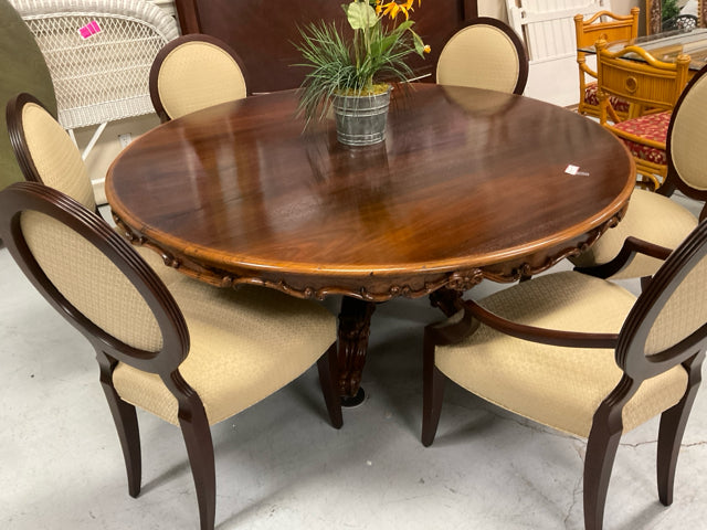 TABLE ONLY WOOD 66"ROUND