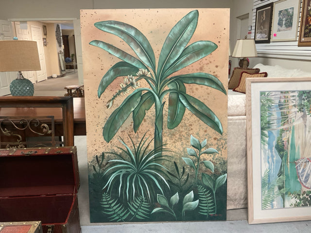60X40 PALM TREE ARTWORK - SIGNED