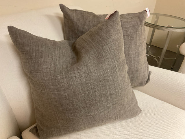 POTTERY BARN PILLOW(S) GREY/ TWEED