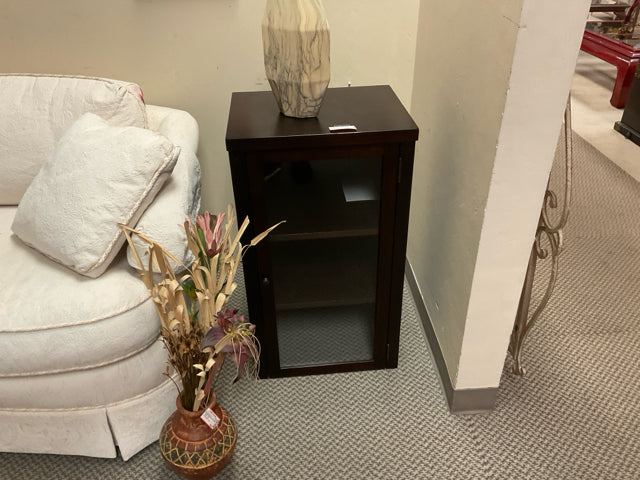WORLD MARKET - TRENT WINE HUTCH WITH GLASS DOOR