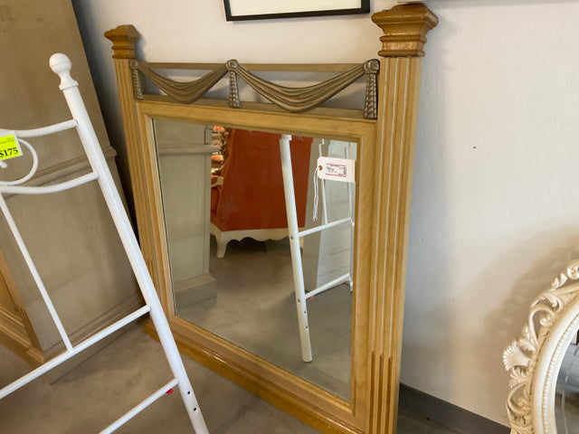 STANLEY BLOND WOOD/METAL  MIRROR